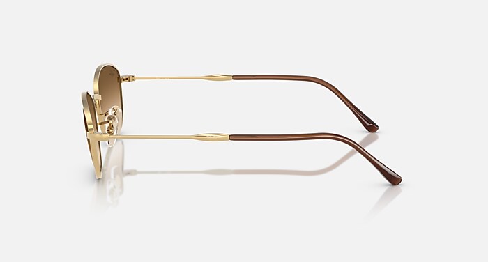 Ray-Ban Sunglasses Woman Rb3749 - Arista Gold Frame Brown Lenses 58-18
