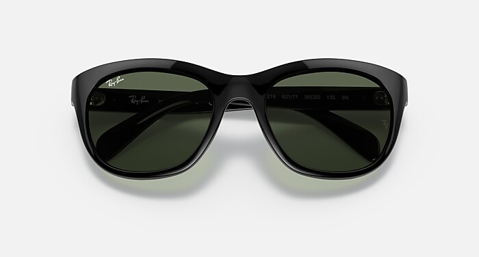 NWT Ray‑Ban RB4216 Unisex Sunglasses Black/Dark Green Ray-Ban Women main image 3