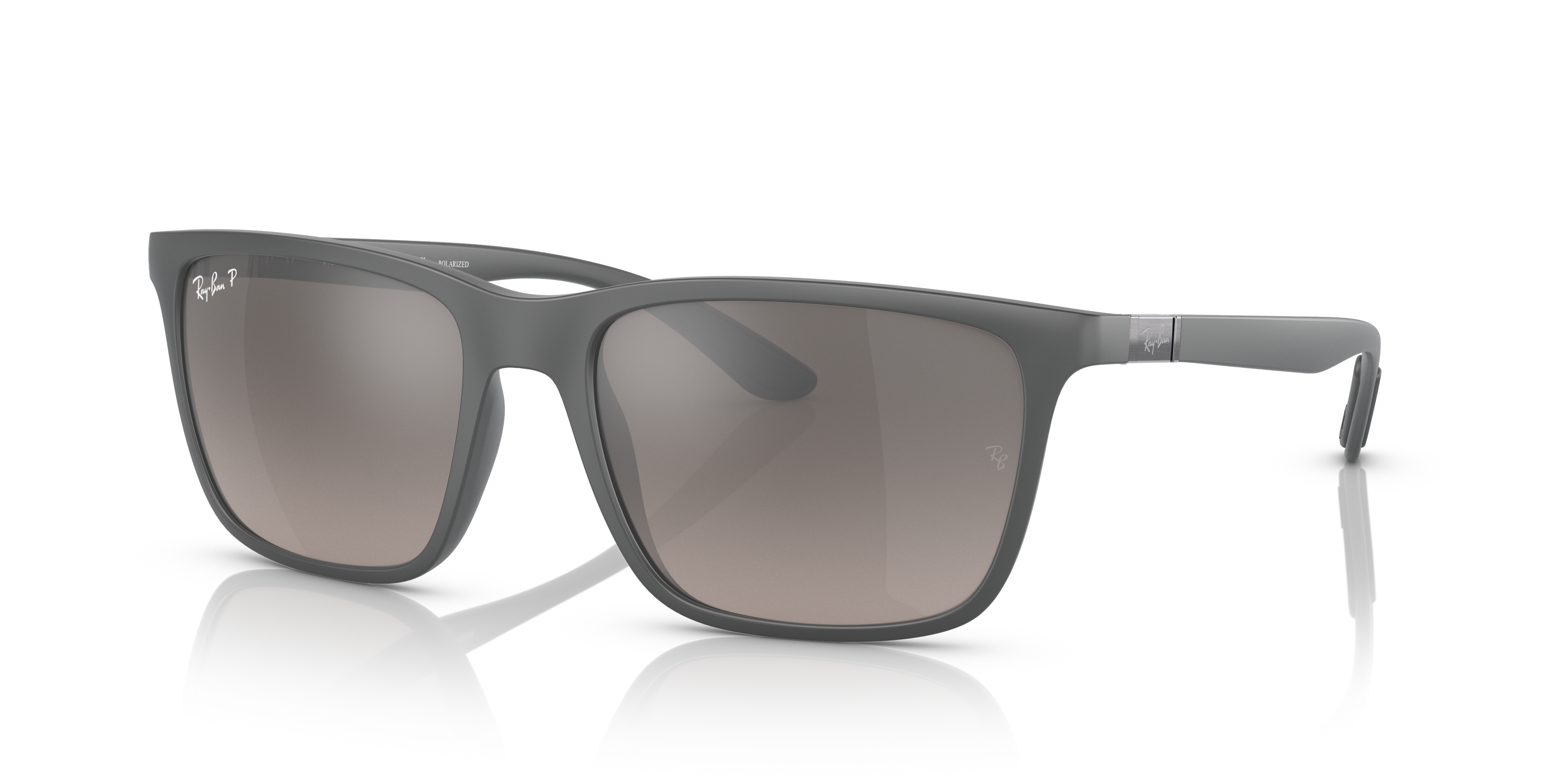 RB4385 Matte Grey Frame Grey Lenses 58-18