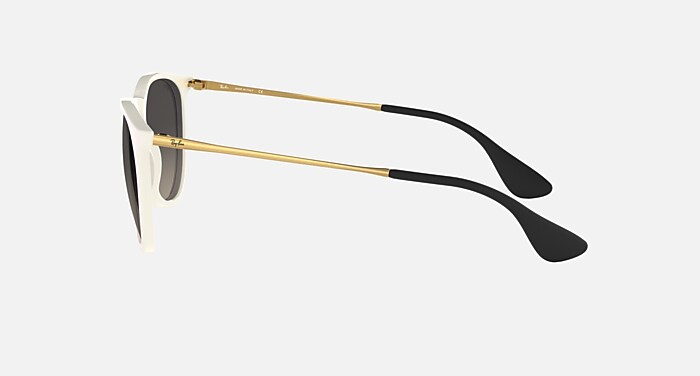 ERIKA CLASSIC Sunglasses in White and Grey Gradient