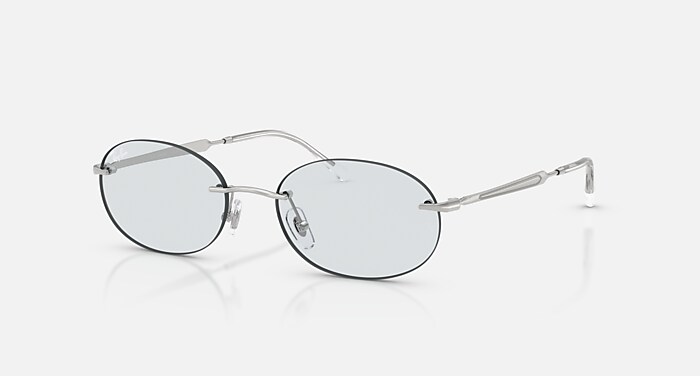 RB3767 TRANSITIONS ® COLOR TOUCH ™ LENSES Sunglasses in Silver and