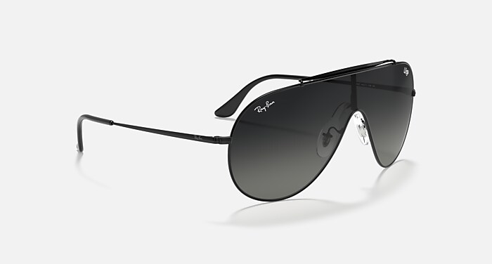 WINGS Sunglasses in Black and Grey Gradient - RB3597 | Ray  display picture 3