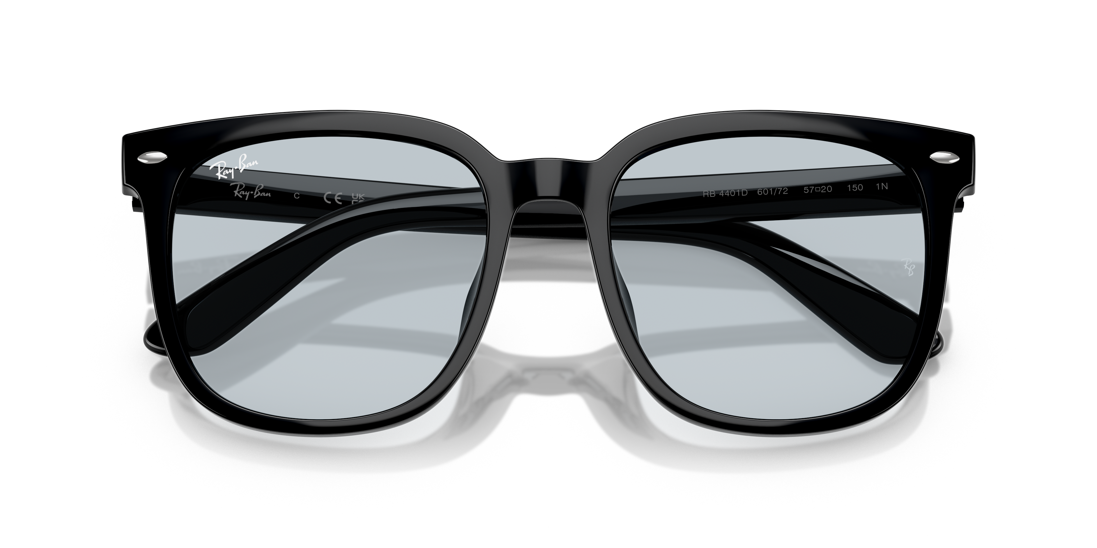 RB4401D Sunglasses in Black and Light Blue - RB4401D | Ray