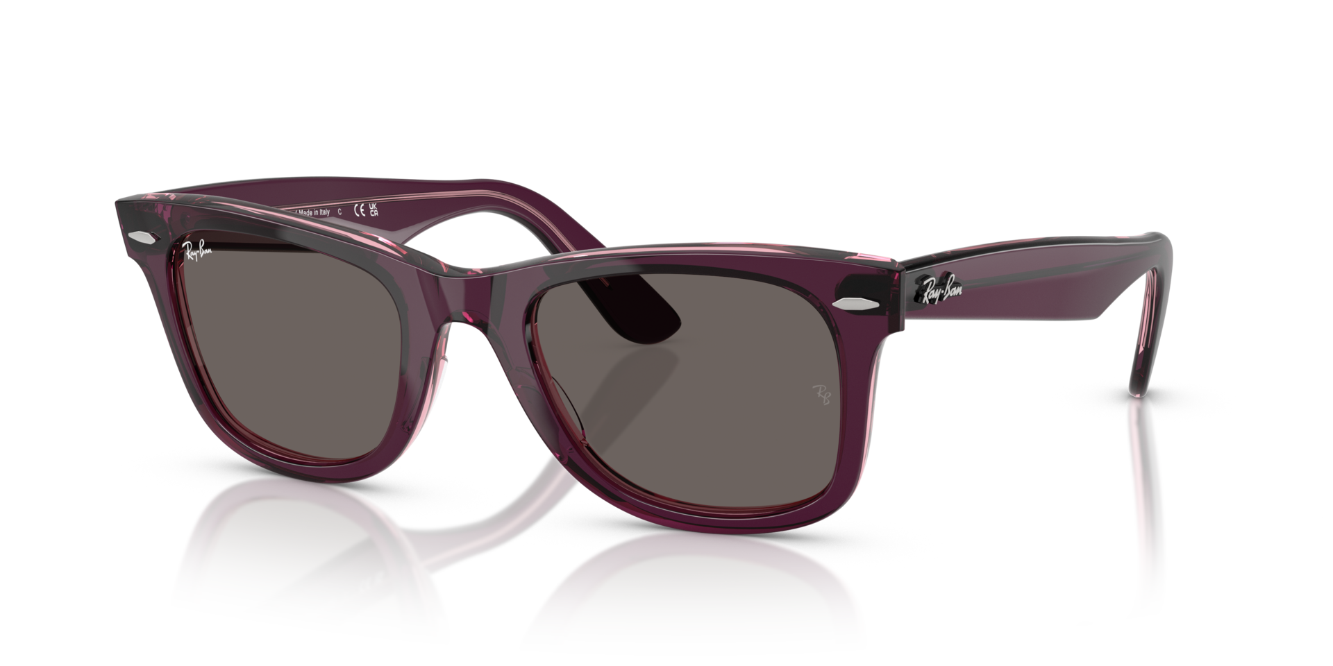 Ray-Ban Black and Pink Wayfarer Sunglasses Best Ray-Ban Meta deal: Save 25% on the Wayfarer smart AI  main image 3