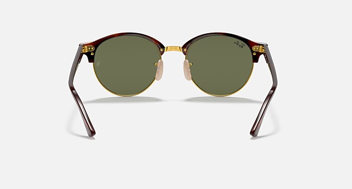CLUBROUND CLASSIC Sunglasses in Red Havana and G-15 Green 