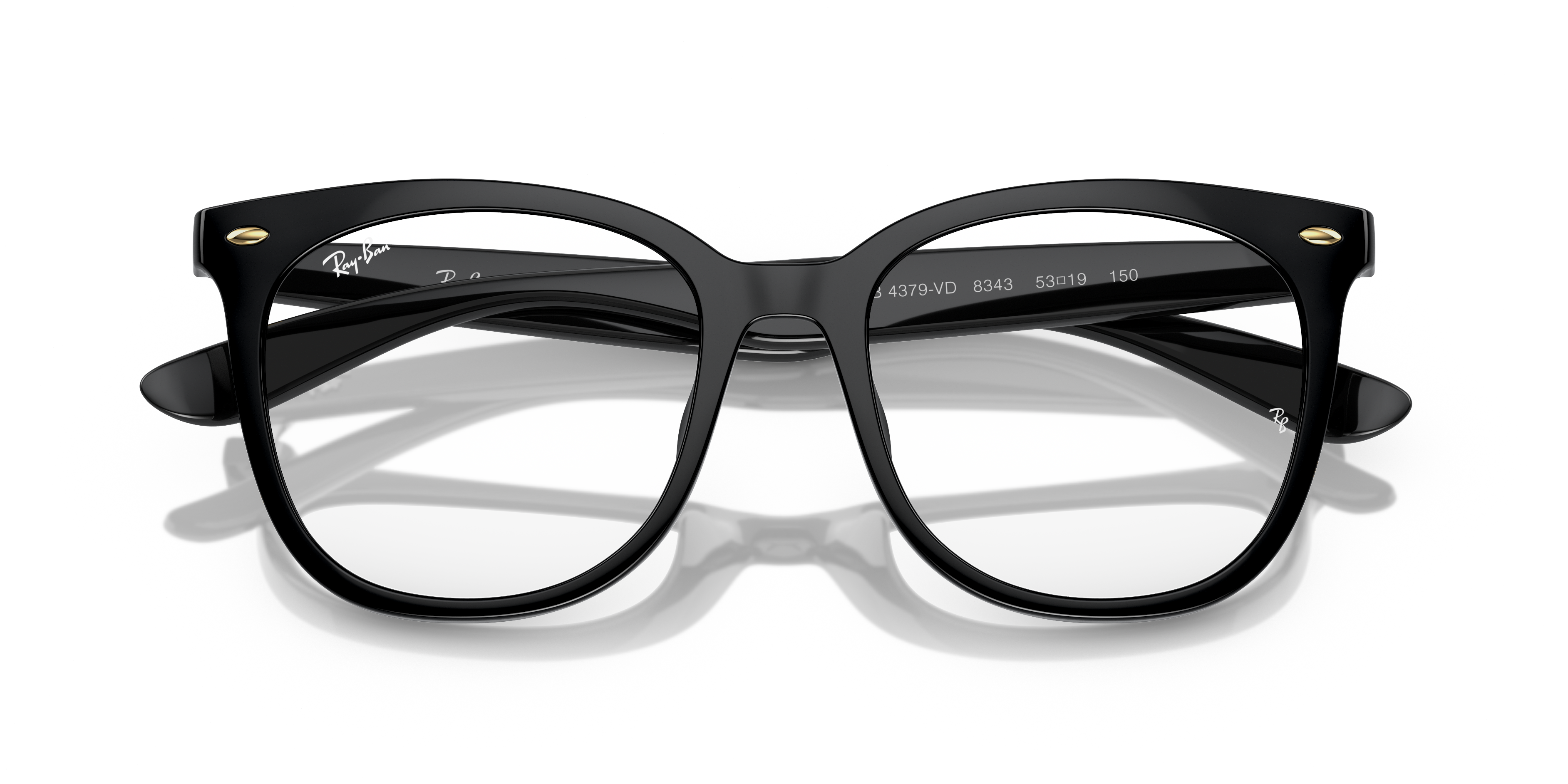 Ray-Ban Rb4379d Optics Year Of The Dragon Edition Eyeglasses Black Frame Clear Lenses Polarized 53-19 104$