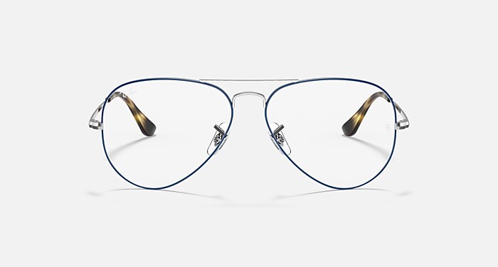 新品即決 Eyeglasses OPTICS AVIATOR with Ray-Ban® | RB6489 - Frame Blue その他