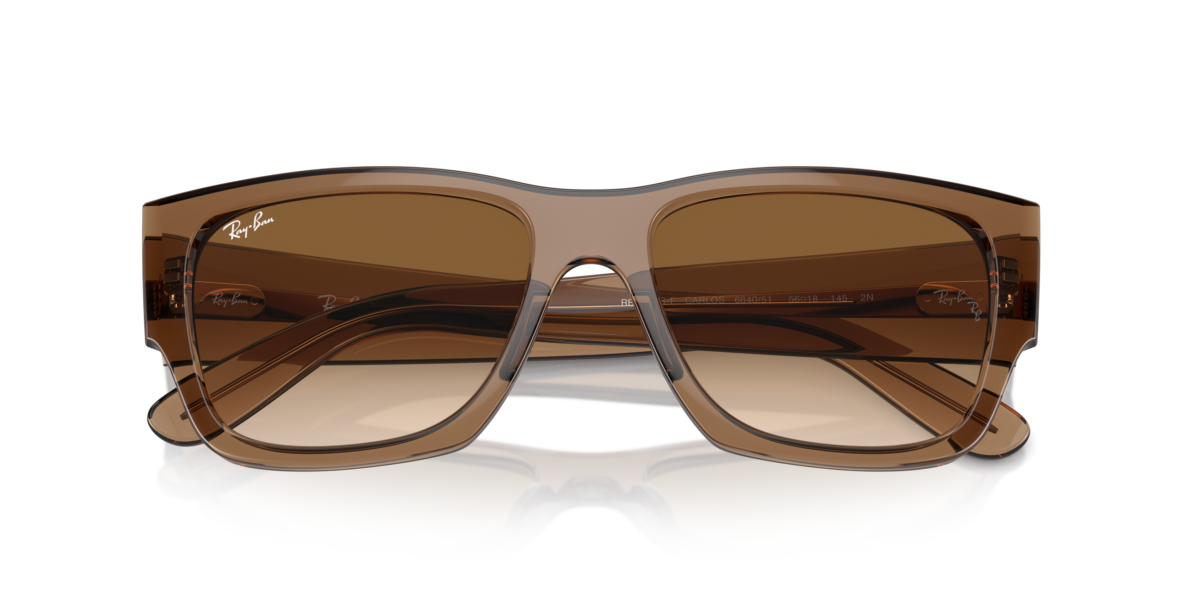 Ray-Ban サングラス ブラウン レイバン公式ストア】 Ray-Ban® CARLOS サングラス | 透明ライト