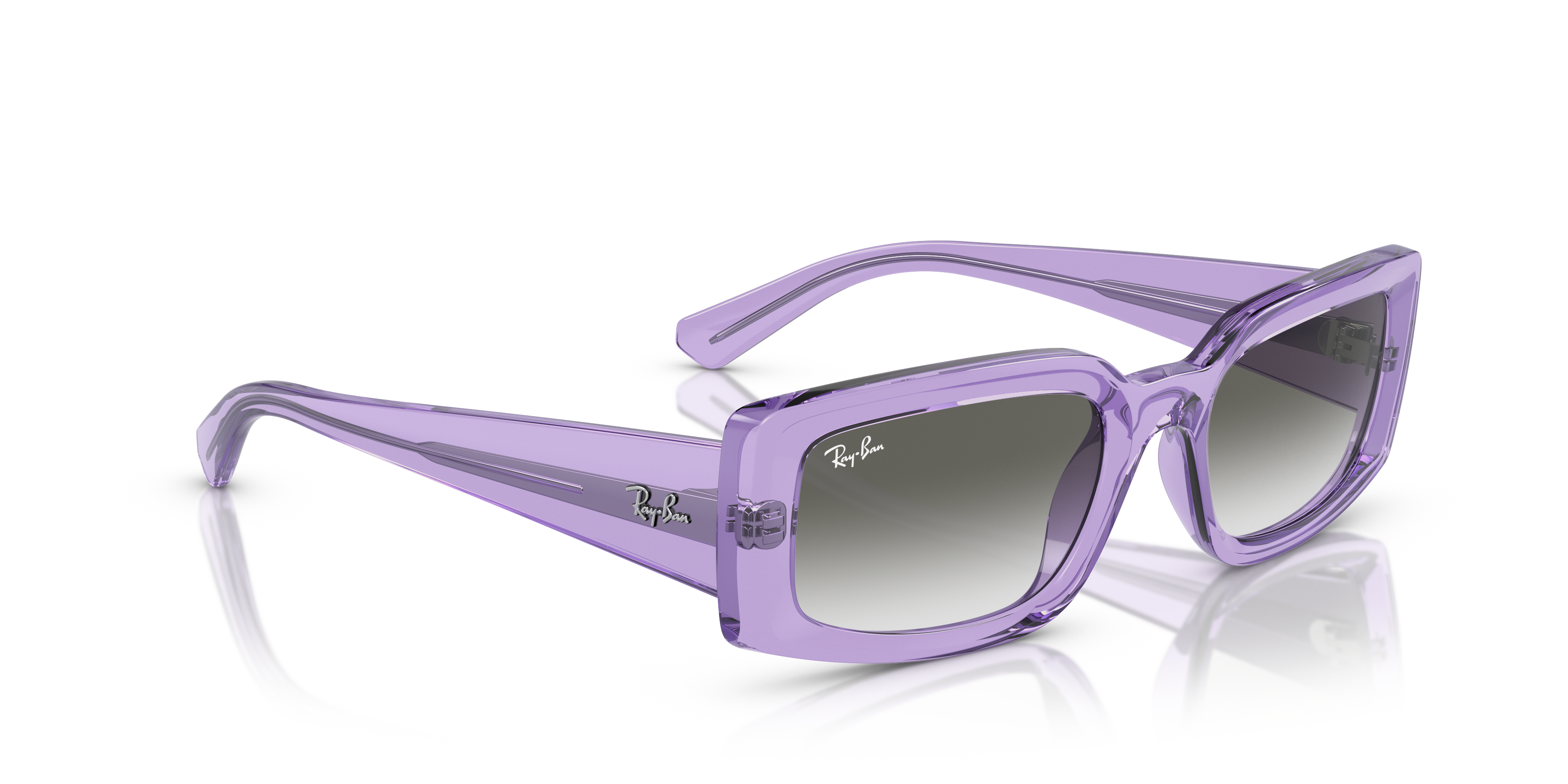 小物 Ray-Ban KILIANE BIO-BASED KILIANE BIO-BASED Sunglasses in Transparent Violet and Light
