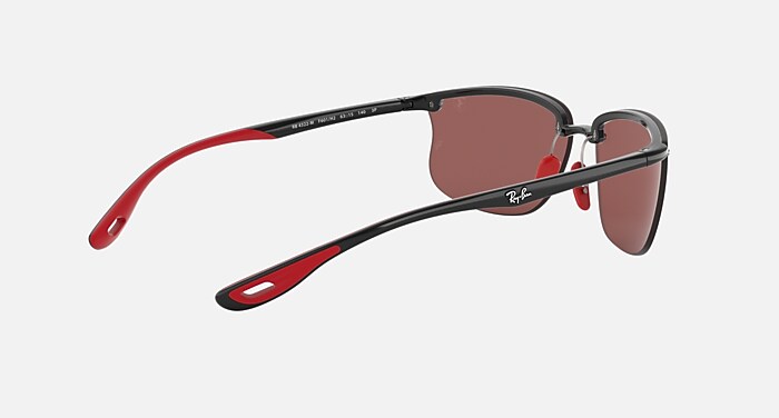 サングラス RayBan × Ferrari コラボ ブラック 偏光ブラックレンズ 