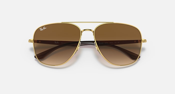 Ray-Ban Sunglasses Unisex Rb3683 - Blue Frame Grey Lenses 59-15