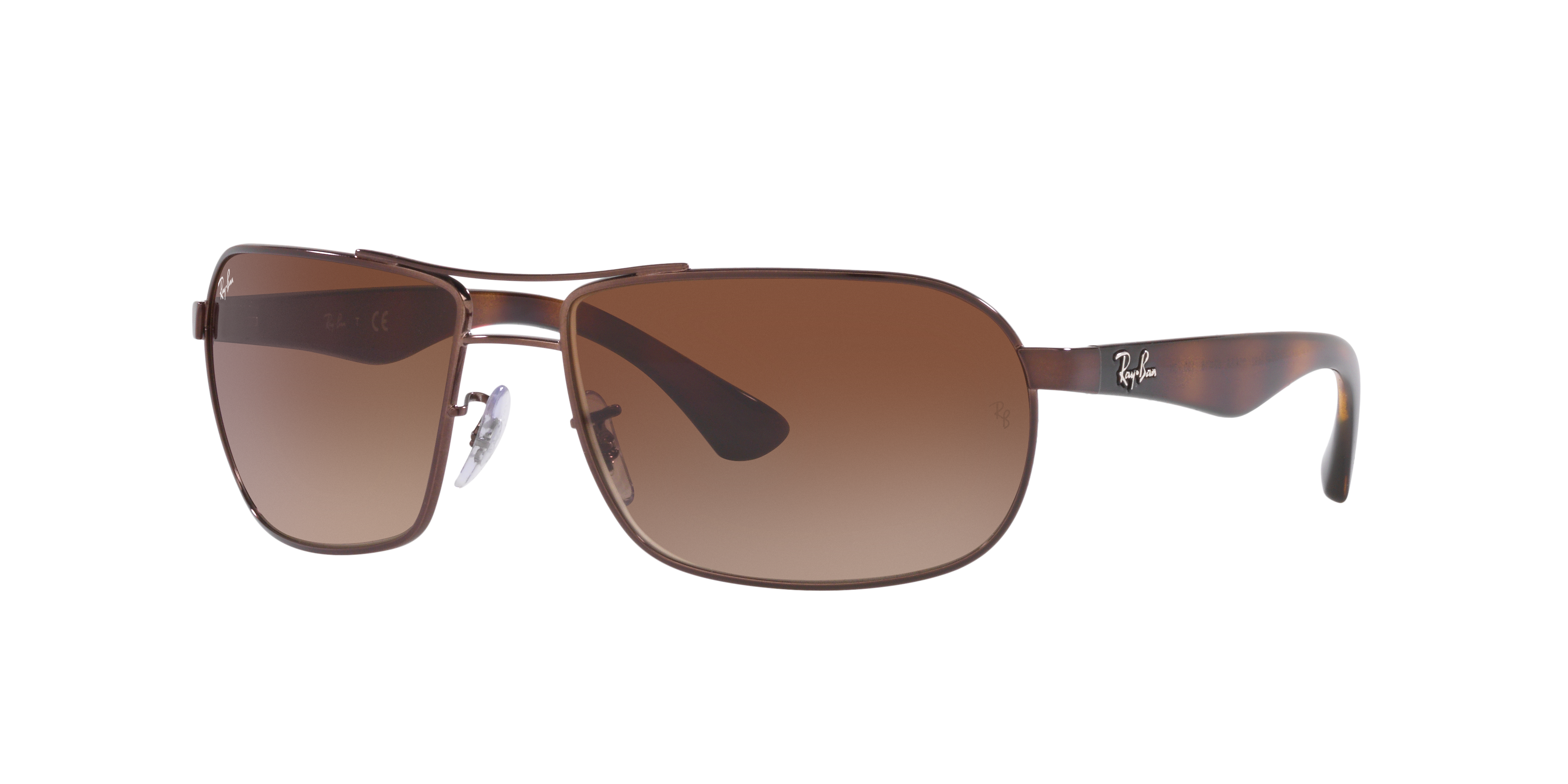 RB3492 Polished Brown Frame Brown Lenses 62-16