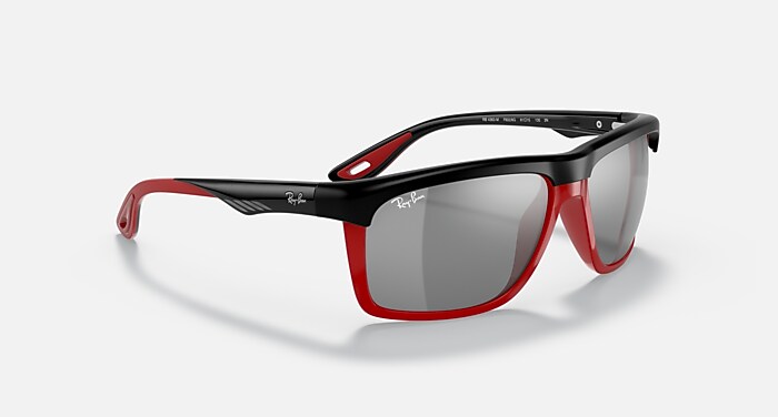 RB4363M SCUDERIA FERRARI COLLECTION Sunglasses in Black and Grey 