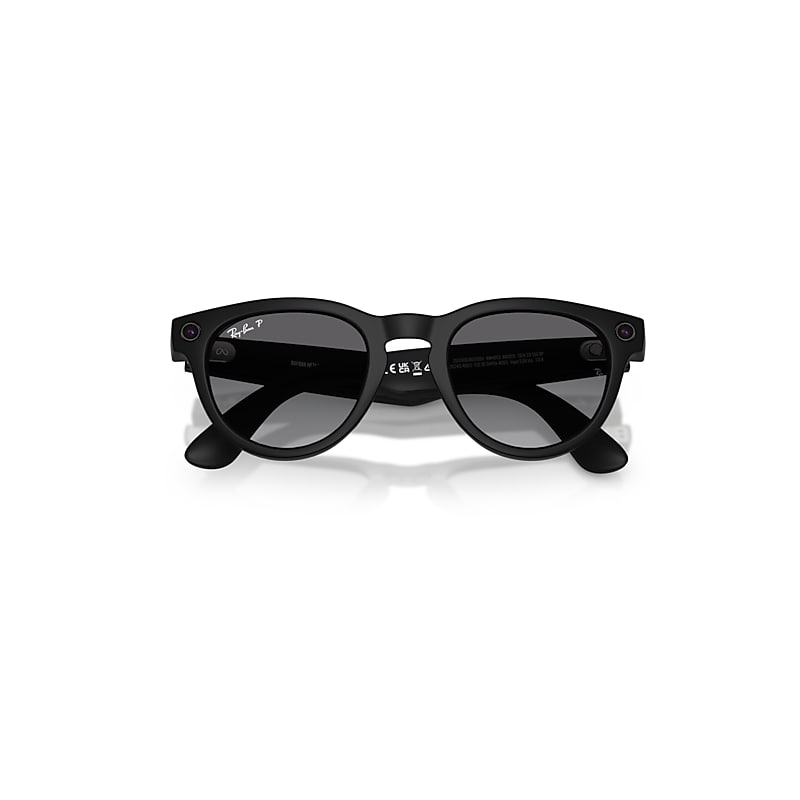 Ray Ban Meta Ai Glasses Black Frame Grey Lenses In Black