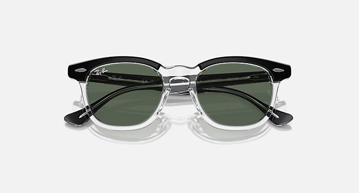 Ray-Ban サングラス　ブラック　クリーンレンズ　ケース付き 楽天市場】レイバン Ray-Ban サングラス（52□18 140） ブラック