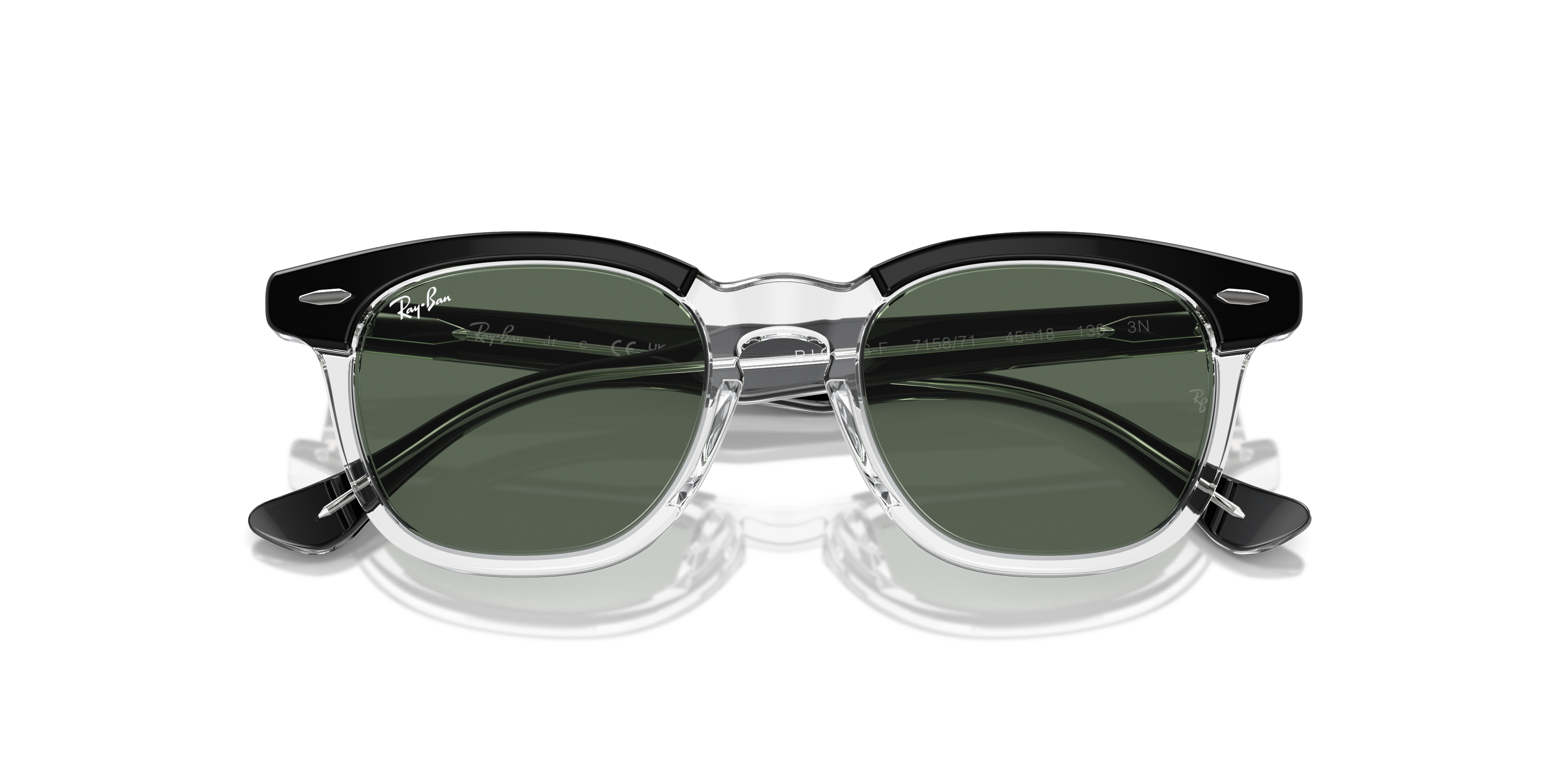 値下げ!Ray-Ban グリーンレンズ サングラス USA レイバン公式ストア】 Ray-Ban® RB9098S KIDS サングラス | 透明