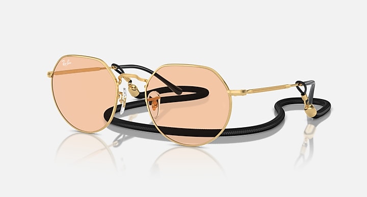Ray-Ban undefined CALIFORNIA JACK LIMITED Gold with Pink Solid Color lens