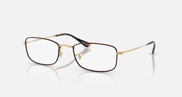 レイバン公式ストア】 Ray-Ban® RB6647 OPTICS メガネ | ゴールド上に