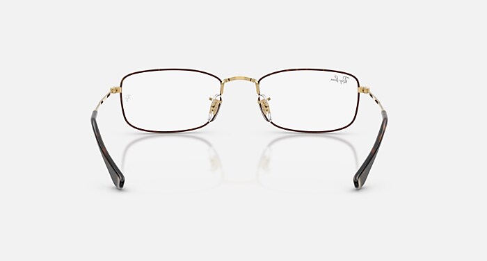 レイバン公式ストア】 Ray-Ban® RB6647 OPTICS メガネ | ゴールド上に