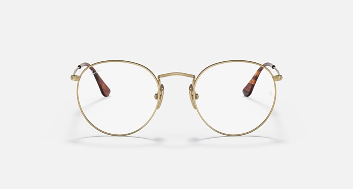 メガネ Ray-Ban Titanium Glasses Frame RB8265V 1220 Vintage Gold Eyeglasses Ray-Ban Jack Titanium RX 8265V (1220) - RB 8265V