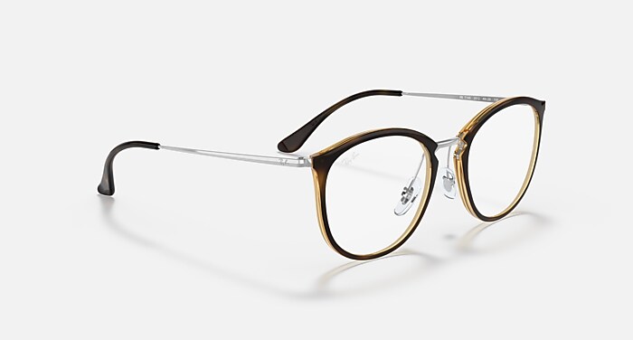 RB7140 OPTICS Eyeglasses with Havana Frame RB7140 Ray-Ban® US