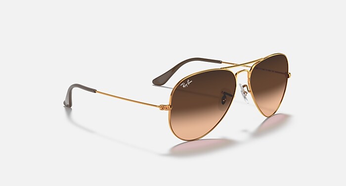 AVIATOR GRADIENT Sunglasses in Light Brown and Pink/Brown  display picture 1
