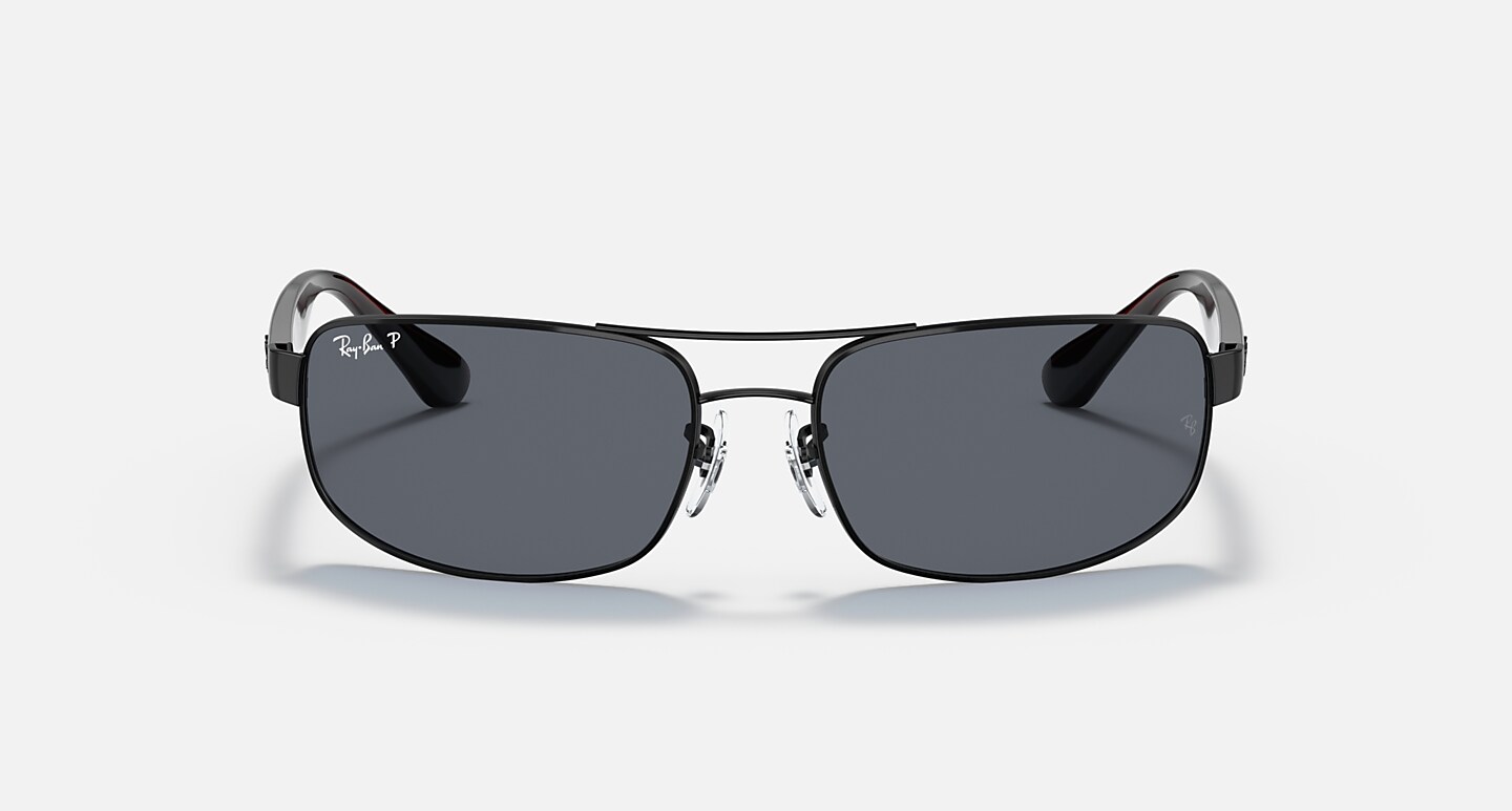 Ray-Ban Sunglasses Man Rb3445 - Black Frame Grey Lenses Polarized 61-17