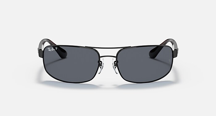 Ray-Ban Sunglasses Man Rb3445 - Black Frame Grey Lenses Polarized 61-17