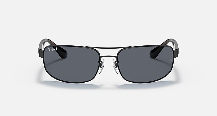 Ray-Ban Sunglasses Man Rb3445 - Black Frame Grey Lenses Polarized 61-17