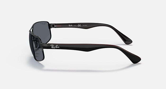 Ray-Ban Sunglasses Man Rb3445 - Black Frame Grey Lenses Polarized 61-17