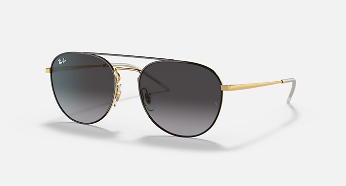 RB3589 Sunglasses in Black On Gold and Grey - RB3589 | Ray-Ban® US