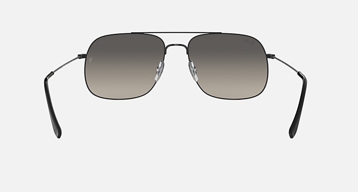 Ray-Ban Sunglasses Unisex Andrea - Black Frame Grey Lenses 59-17