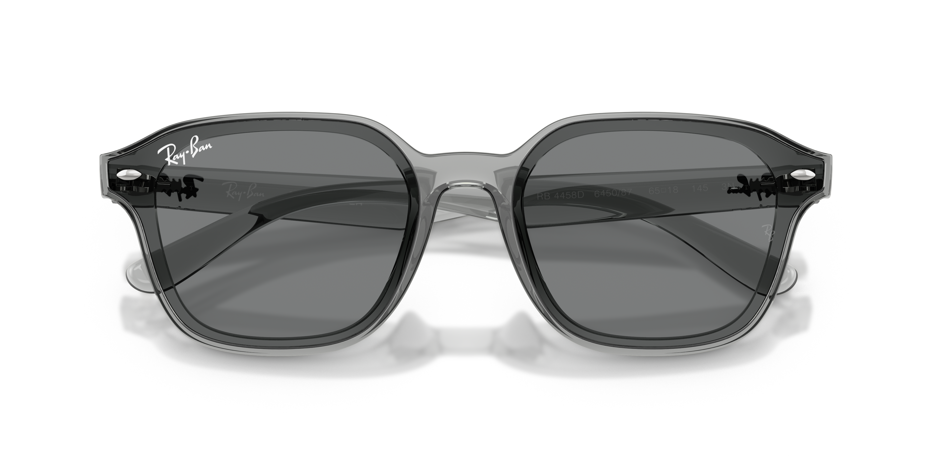 RB4458D Sunglasses in Transparent Grey and Dark Grey - RB4458D