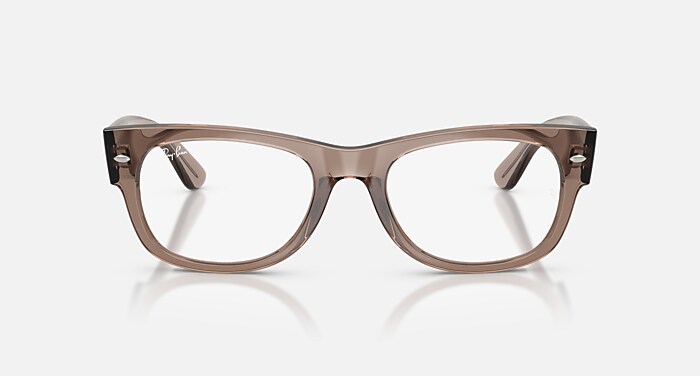 MEGA WAYFARER II OPTICS Eyeglasses with Transparent Taupe  display picture 3