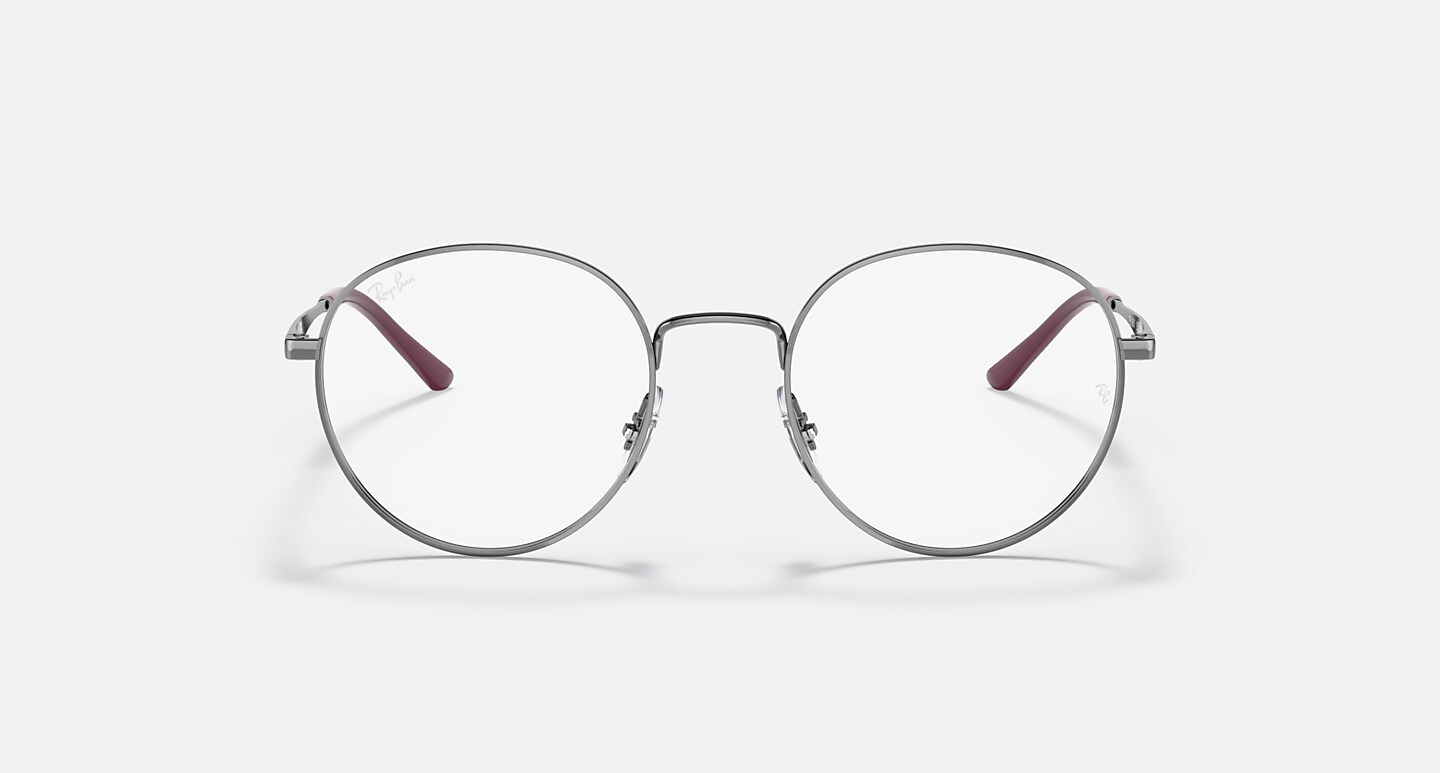 Ray-Ban Eyeglasses Unisex Rb3681 Optics Prescription - Gunmetal Frame Clear Lenses 50-20