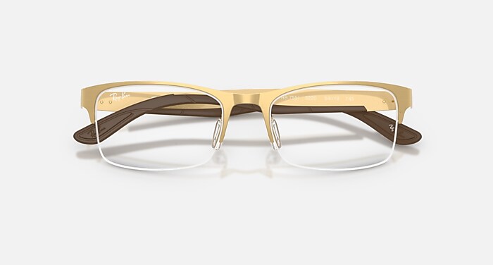 RB7551 OPTICS Eyeglasses with Arista Gold Frame - RB7551 | Ray-Ban® US