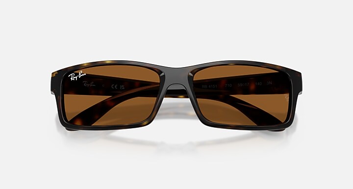Ray-Ban 0RB4151 RB4151 Pulido Habana Claro SUN_Closed Front