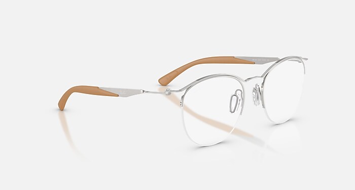 【美品】BLANC.. BE005 - SILVER RB7553 OPTICS Eyeglasses with Silver Frame - RB7553 | Ray-Ban® US