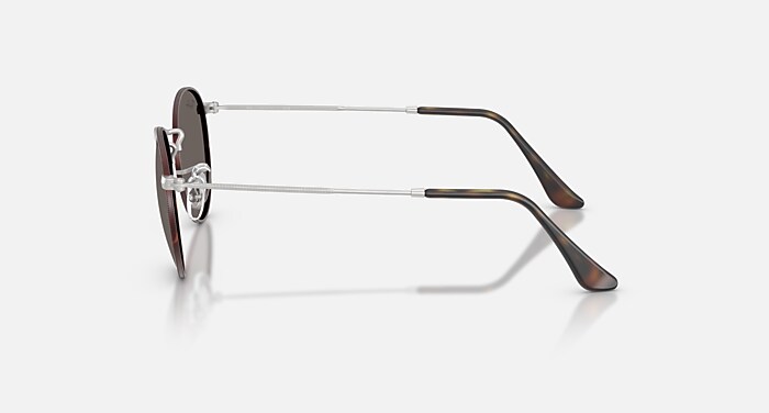 Ray-Ban ラウンド型サングラス グレー Ray-Ban サングラス | 【Ray-Ban】 ROUND METAL WASHED LENSES