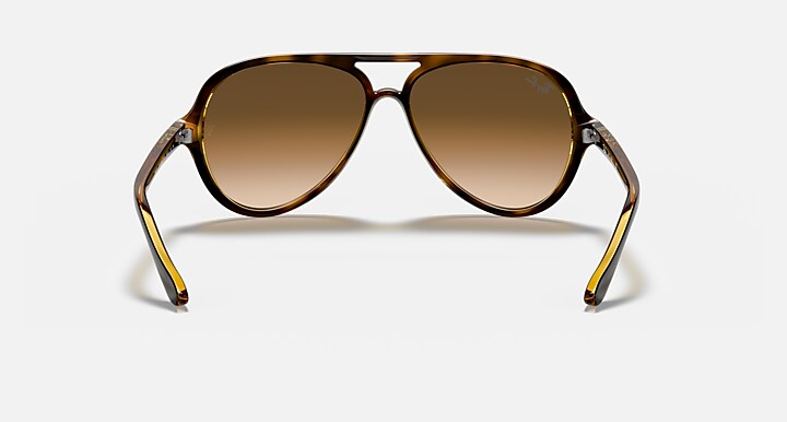 Ray-Ban 0RB4125 CATS 5000 CLASSIC Polished Light Havana SUN_Back