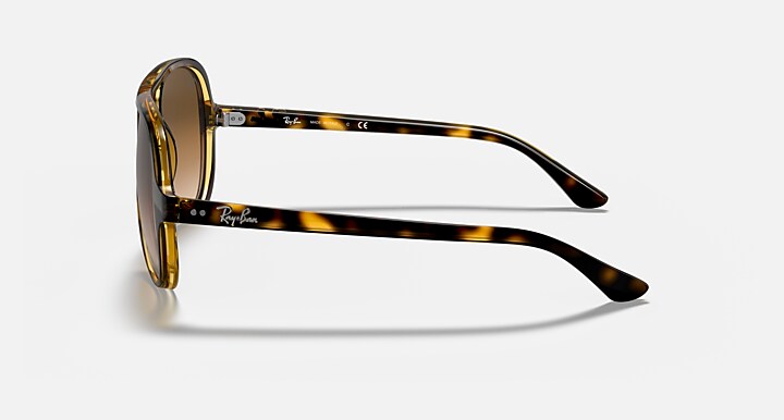 Ray-Ban 0RB4125 CATS 5000 CLASSIC Polished Light Havana SUN_Lateral