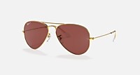 RayBan Guld Violett Enfärgad