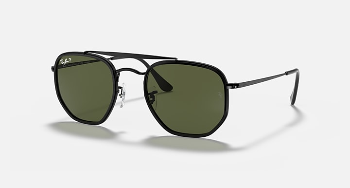 Ray-Ban 0RB3648M MARSHAL II 抛光 黑色 SUN_Quarter