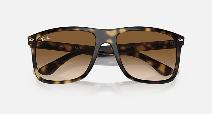 Ray-Ban Sunglasses Unisex Boyfriend Two - Havana Frame Brown Lenses 60-18