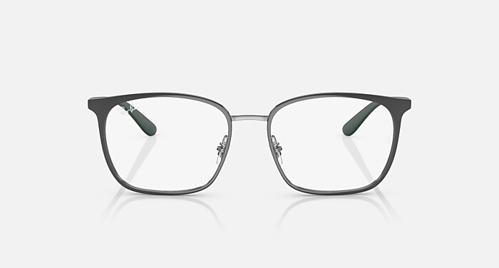 Ray-Ban Eyeglasses Unisex Rb6486 Optics Prescription - Green Frame Clear Lenses 52-17 Polarized