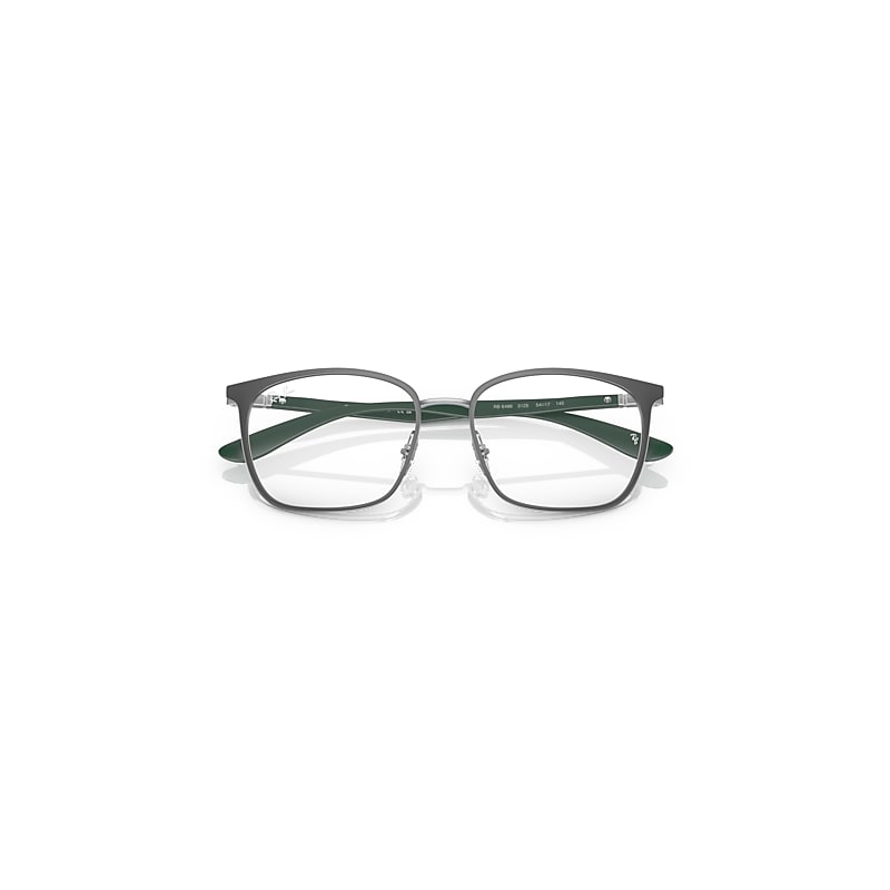 miyuページ RB6486 OPTICS Eyeglasses with Grey On Silver Frame - RB6486