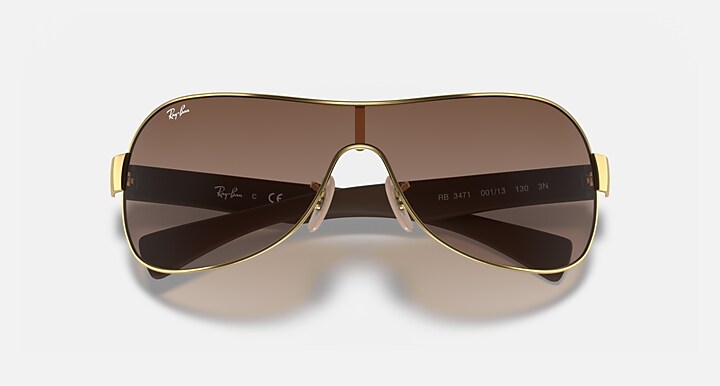 Ray-Ban 0RB3471 RB3471 抛光 Arista 金 SUN_Closed Front