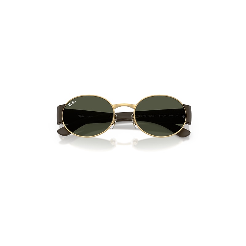 Ray Ban Rb3770 Sunglasses Sand Brown Frame Green Lenses 52-20 In Brown