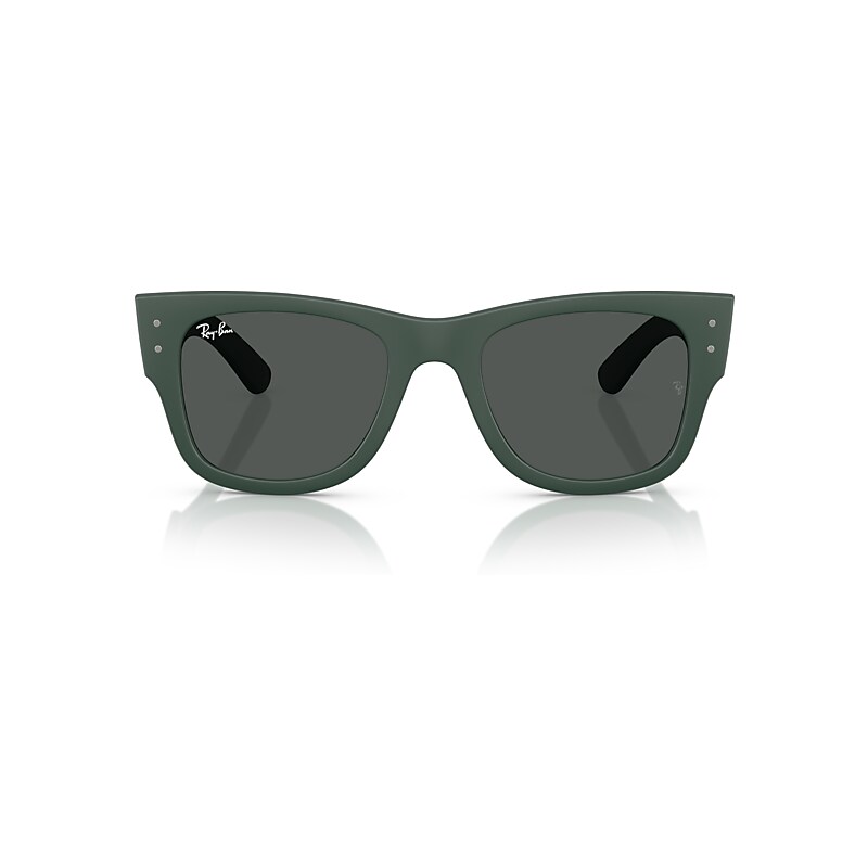 Ray Ban Mega Wayfarer Liteforce Sunglasses Sand Green Frame Grey Lenses 50-21 In Sand Green