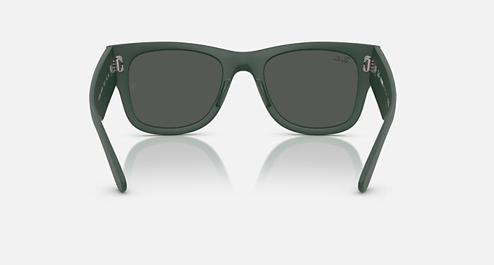 Ray-Ban Sunglasses Unisex Mega Wayfarer Liteforce - Sand Black Frame Grey Lenses 50-21 Polarized